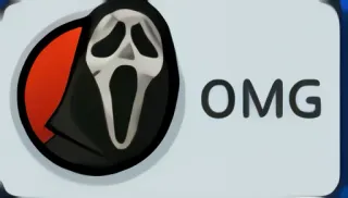😱 32b6fc62 Ghostface Scream OMG scream, ghostface, horror, omg, movie, mask, expression, shock telegram sticker