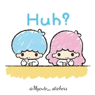 Little Twin Stars HD @Mycute_stickers telegram stickers