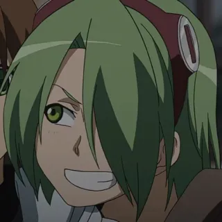 🌿 0c0bf35a 애니메이션, 만화, 캐릭터, 초록머리 telegram sticker