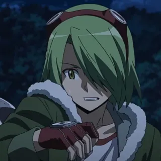 🐾 94fe4af4 Lubbock Akame ga Kill! 애니메이션, 캐릭터, 만화, 러벅 telegram sticker