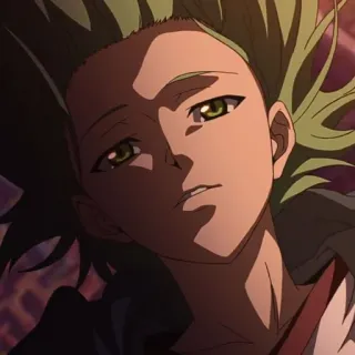 🌿 cd49620a 애니메이션, 캐릭터, 초록 머리, 소년 telegram sticker