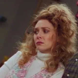 ☕️ 4f9550a1 Wanda Maximoff WandaVision 완다 막시모프, 스칼렛 위치, 마블, 완다비전, 엘리자베스 올슨 telegram sticker