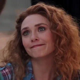 ☕️ f9bf3289 Wanda Maximoff 여자, 사람, 영화, 마블, 만화, 슈퍼히어로, 완다 telegram sticker