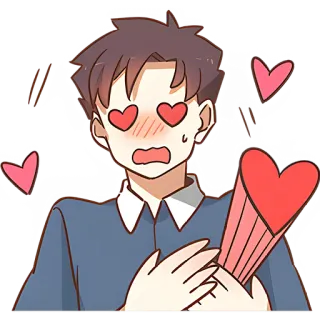 Любовный микс @Nyasticks telegram stickers