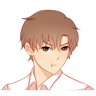 😁 efd1b627 Аниме, Парень, Мужчина, Портрет, Персонаж, Манга telegram sticker