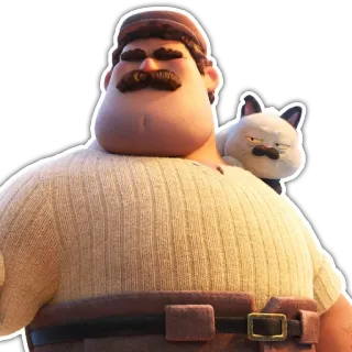 😺 673c93c7 Ercole Visconti Luca лука, disney, pixar, эрколе висконти, злодей, мультфильм telegram sticker