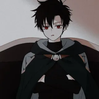 😈 0fee15c7 Anime, Mangá, Personagem, Capa, Menino, Fantasia, Arte telegram sticker