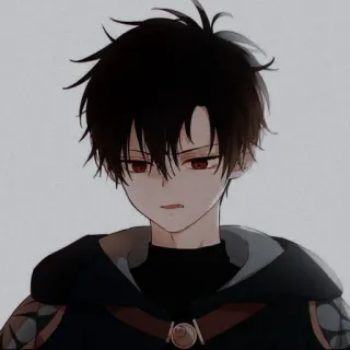 😈 61f79276 Anime, Mangá, Personagem, Retrato, Ilustração telegram sticker