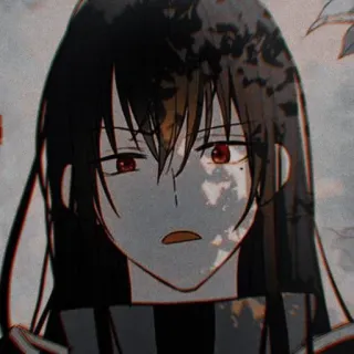 😈 7e3e2b0a Anime, Mangá, Desenho animado, Mulher, Retrato telegram sticker