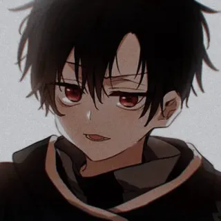 😈 9c2a21cb Anime, Mangá, Menino, Desenho animado, Triste, Desenho telegram sticker