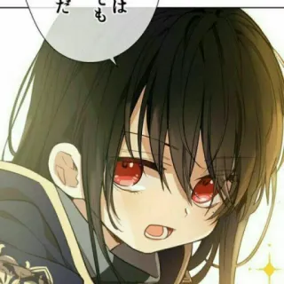 🔮 fe3f2603 は
だも anime girl, manga, cute, cartoon, red eyes telegram sticker