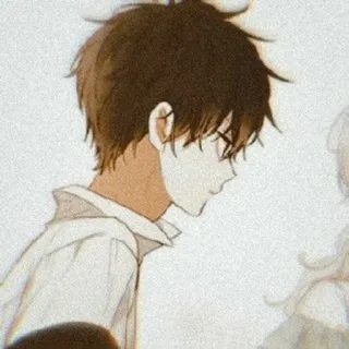 🌟 6c4f7cf4 Аниме, Мультфильм, Профиль, Аватар, Пара, Парные, Иллюстрация whatsapp sticker