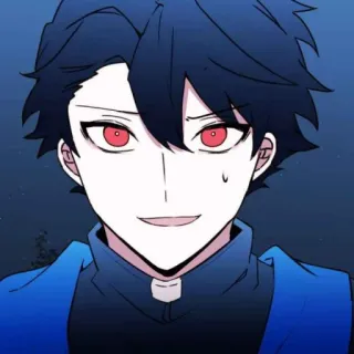 🩸 6a2d8ed1 Anime, Manga, Karakter, Potret, Seringai telegram sticker