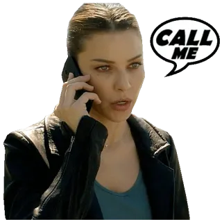 ☎️ ac5866c2 CALL ME 女性, 電話, 通話, ステッカー, 人 telegram sticker