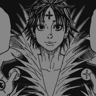 🗡 2f48f8af Chrollo Lucilfer Hunter x Hunter Anime, Chrollo Lucilfer, Hunter x Hunter, HxH, Brigade Fantôme whatsapp sticker