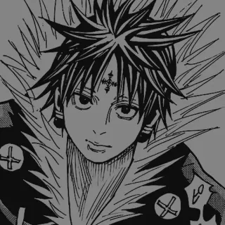 🗡 726fef06 Chrollo Lucilfer Hunter x Hunter Chrollo Lucilfer, Hunter x Hunter, Anime, Manga, Brigade Fantôme, Chef whatsapp sticker