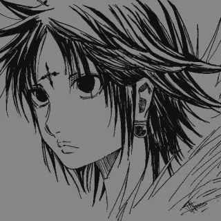 ✖️ 977cbeb0 Chrollo Lucilfer Hunter x Hunter Anime, Manga, Chrollo Lucilfer, Hunter x Hunter whatsapp sticker