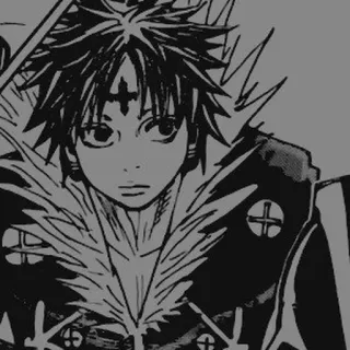 🗡 bd90bda9 Kuroro Lucifer Hunter x Hunter Anime, Manga, Kuroro Lucifer, Hunter x Hunter, Brigade Fantôme, HxH whatsapp sticker