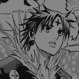 ✖️ e4574727 Chrollo Lucilfer Hunter x Hunter Anime, Manga, Chrollo, Lucilfer, Hunter x Hunter, Brigade Fantôme whatsapp sticker