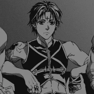 🗡 feb06689 Chrollo Lucilfer Hunter x Hunter chrollo lucilfer, hunter x hunter, anime, manga, personnage, fanart whatsapp sticker