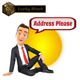 😊 7be5a87a Address Please adresse, homme, bulle de dialogue, question telegram sticker