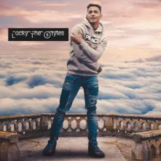 ☮ a12496d1 Lucky the Styles mężczyzna, chmury, niebo, portret, moda, styl telegram sticker