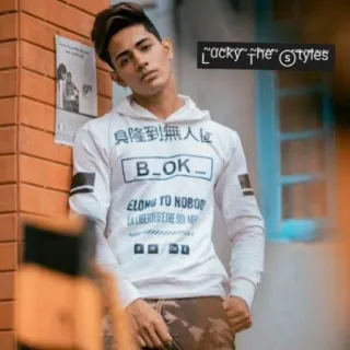 🙃 c8b58d5f 責到無人區 mężczyzna, bluza z kapturem, azjatycki, streetwear, moda, portret telegram sticker