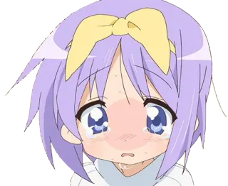 😭 fa63b3a6 animé, pleurer, fille, triste, larmoyant, dessin animé, émotionnel telegram sticker