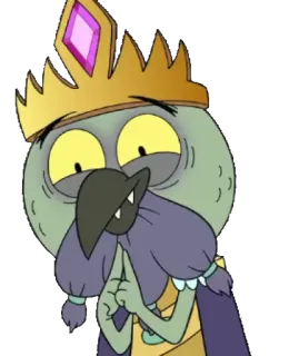 👏 95cc6b36 King Aldrich Amphibia Amphibia, 奥德里奇国王, 卡通, 幻想, 国王 telegram sticker