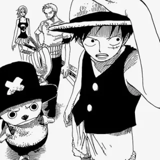 Luffy @anime_sticks whatsapp stickers