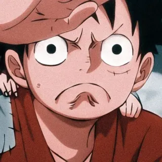 🧐 321f0fa2 Monkey D. Luffy One Piece 动漫, 海贼王, 路飞, 蒙奇·D·路飞, 卡通, 角色 telegram sticker