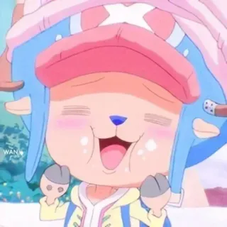 😱 080079a9 Tony Tony Chopper One Piece anime, one piece, tony tony chopper, character, cute, cartoon telegram sticker