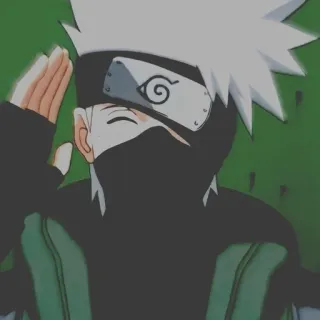 👋 a9c8749d Kakashi Naruto kakashi, naruto, anime, manga, cartoon, ninja telegram sticker