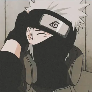 😬 e1330eea Kakashi Hatake Naruto Kakashi, Naruto, anime, ninja, manga, character, hidden leaf telegram sticker