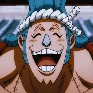 🥴 f40761ad Franky One Piece anime, character, cyborg, manga, pirate, one piece, franky telegram sticker
