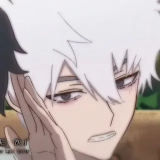 ⏱ 0b8d8958 最后一次了 애니메이션, 만화, 캐릭터, 흰머리 telegram sticker