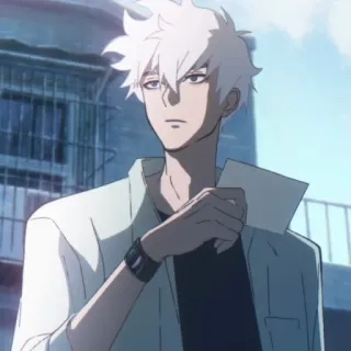 ⌚️ 5ba77ab0 Anime, Rambut Putih, Pria, Karakter telegram sticker