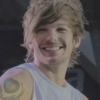 😹 5542136b Louis Tomlinson Louis Tomlinson, penyanyi, One Direction, musisi, selebriti, bintang pop whatsapp sticker