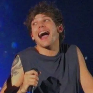 😹 8835a2bc Louis Tomlinson penyanyi, selebriti, potret, musik pop whatsapp sticker