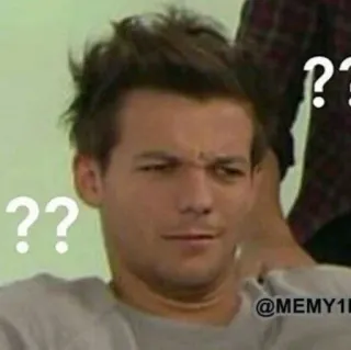 🤨 91bb1806 pertanyaan, bingung, tidak yakin, meme, ekspresi, kebingungan whatsapp sticker