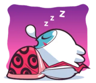 💤 92ccbd5e Z z z спать, zzz, мультфильм, уставший, отдых, сон whatsapp sticker