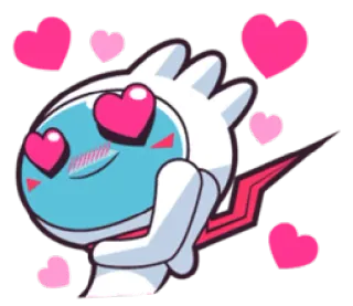 😍 ec234af4 любовь, сердечки, милый, мультфильм, анимация, эмодзи whatsapp sticker