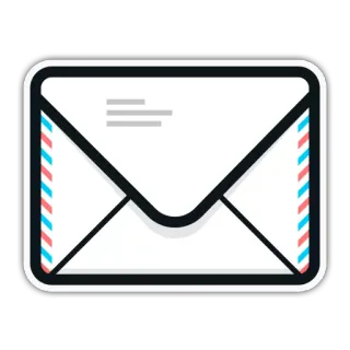 ✉ 1e5c1494 email, pesan, amplop, surat, komunikasi, pos telegram sticker