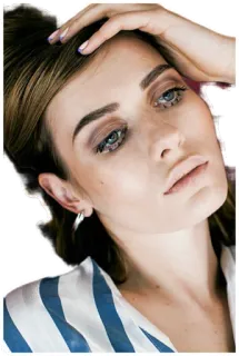 🌷 621d0976 femme, portrait, beauté, fille, visage, mannequin, maquillage telegram sticker