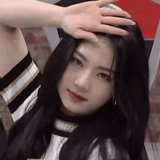 🔮 47a81e0f woman, girl, portrait, smile, asian, korean whatsapp sticker