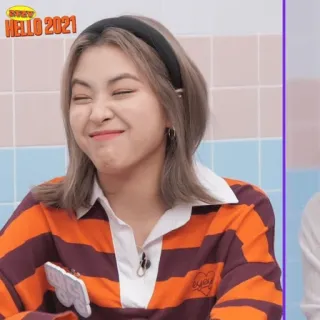 🔮 b01737b4 HELLO 2021 woman, smiling, happy, person, portrait whatsapp sticker