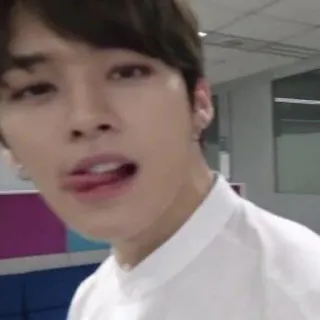 🔮 bec907bf asian, man, portrait, tongue, person whatsapp sticker