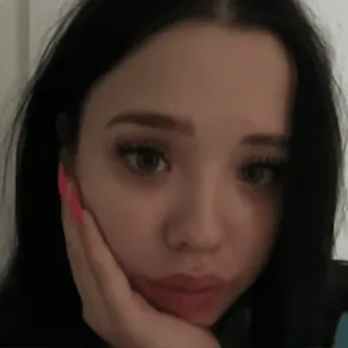 😊 173a9026 ผู้หญิง, เซลฟี่, ผู้หญิง, หน้า, ภาพเหมือน telegram sticker