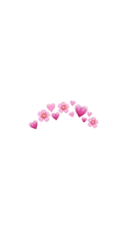 💗 30d30b81 couronne de fleurs, coeurs, rose telegram sticker