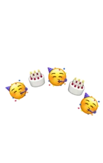 🥳 51fa525f Emojis, Fête, Célébration, Gâteau telegram sticker